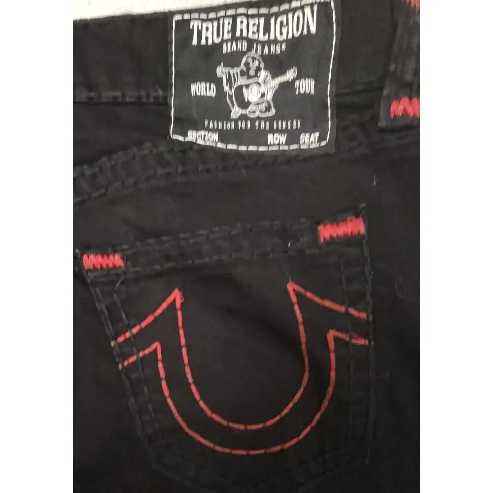 true religion super t stitching ricky relaxed straight fit Size 36